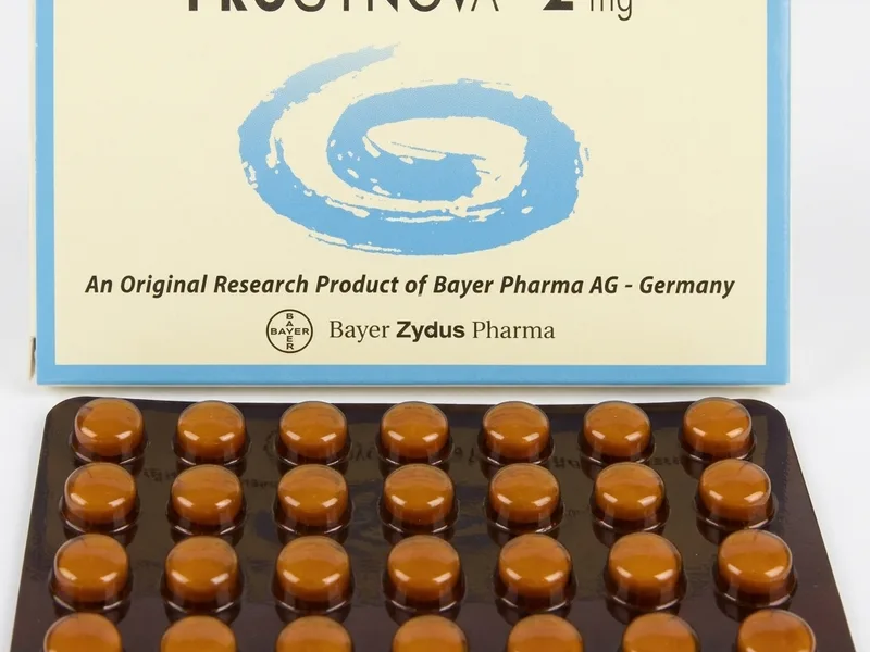 프로기노바(Progynova) 2mg 에스트라디올 정제 제품 사진