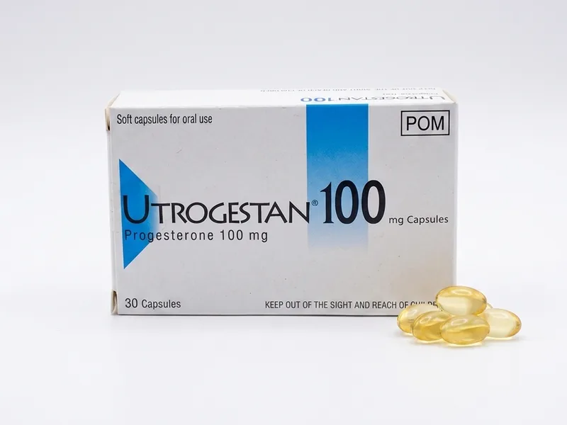 유트로게스탄(Utrogestan) 미분화 프로게스테론 캡슐 제품 사진